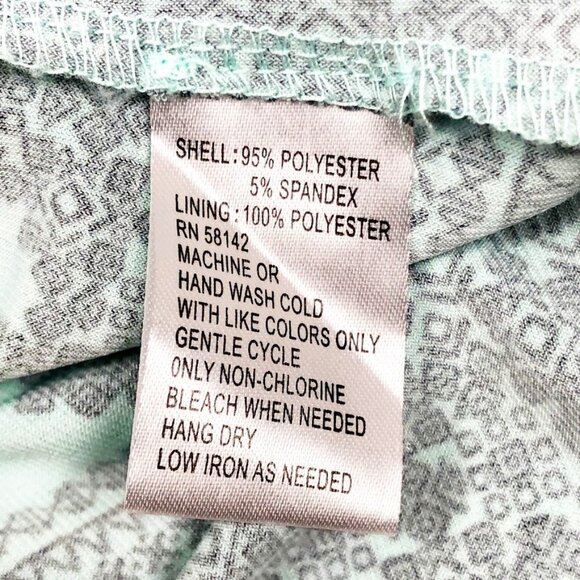 London Times Halter Maxi Dress Womens 12 Turquoise Black Geometric Print - Picture 8 of 14